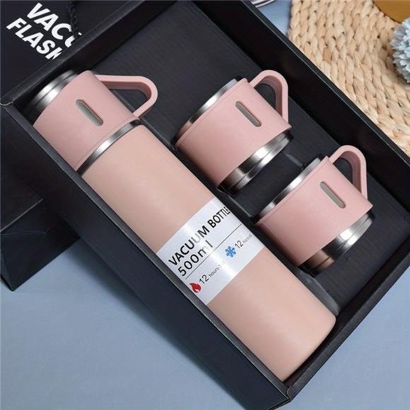 1set Thermal Mug 500ml/16.9oz, Stainless Steel Vacuum Insulated BoX GIFT BOX - Picture 3 of 10